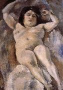 Jules Pascin, Fat woman at the Guli street